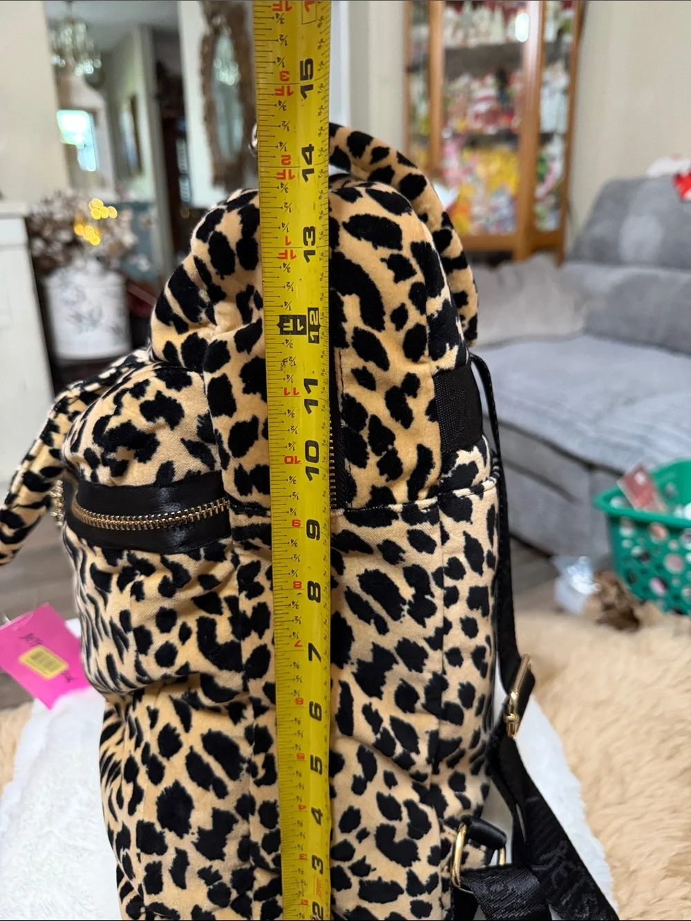 Betsy Johnson Full Size Leopard Backpack NWT